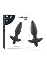 Black Vibrating Butt Plug
