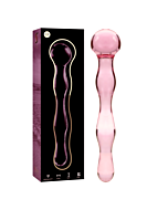 Pink Nebula 13 Glass Dildo