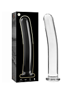 Crystal Nebula 18.5 cm Transparent Glass Dildo