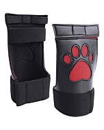 Red Puppy Paw Gloves