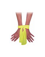 Neon nylon love ties yellow