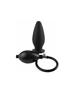 Anal fantasy inflatable silicone plug