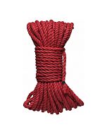Kink - 6mm hemp bondage rope - 50 ft. red