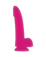 5 inch smooth rider dong - pink