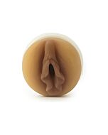 Cyberskin vulcan realistic pussy w/ vibration - mocha