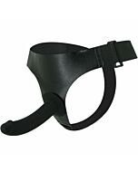 Ultra passionate harness with strap on black 15 cm