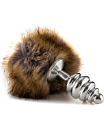 Extra feel bunny tail buttplug