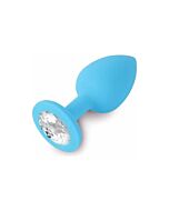 Jewellery blue silicone diamond