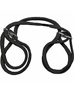 100% cotton, ties - black