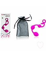 Pretty love flirtation balls three purple