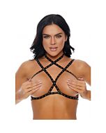 Cross my stud bra gold