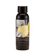 Earthly body pineapple  edible massage oil - 60ml