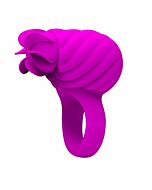 Silicone rotating and teaser cock ring frances pretty love