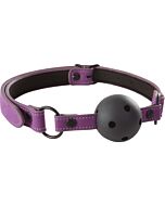 Lust bondage ball gag purple