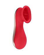 Oral clitoral stimulator - dreamy - red