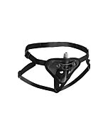 Sutra fleece lined strap-on with bullet pocket