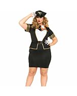 Leg avenue mile high pilot plus size 1x/2x