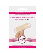 Byebra -flexible bra extenders 2 hook nude 4uds