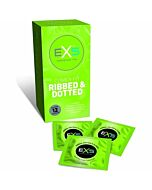 Exs condoms - flared and dotted - 12 pack