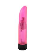 Crystal clear vibrator lady pink
