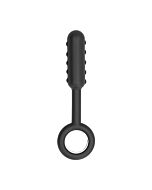 Sono - no. 61 - dildo with metal ring - black