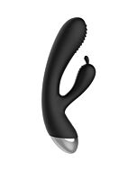 E-stimulation rabbit vibrator - black