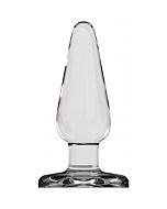 Butt plug - basic - 3 inch - glass