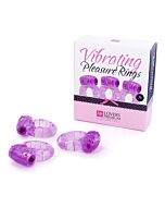 Loverspremium - pleasure rings 3 pieces purple