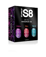 S8 massage oil box 3x 50ml