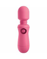 Omg! wands - rechargeable vibrande wand - pink