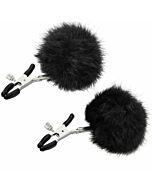 Sportsheets  fur nipple clips black