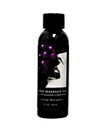 Earthly body grape edible massage oil - 60 ml