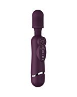 Silicone massage wand - purple