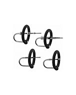 Ring & plug set - silicone & stainless steel cock accessory