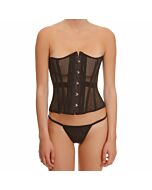 Underbust mesh negro