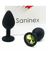 Saninex plug intense orgasmic anal sex unisex black