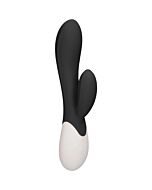 Passion - rechargeable heating g-spot rabbit vibrator  - black