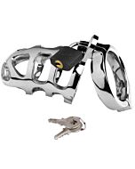 Metal hard cock ring retain cage