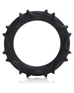 Atlas silicone ring black