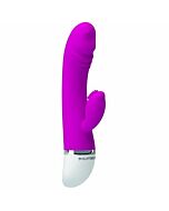 Pretty love flirtation - david vibrator with rabbit