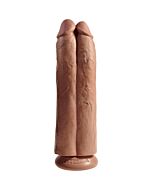 Two cocks one hole 11 inch - caramel