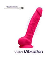 Vibrating Silicone Penis Model 1 - Pink