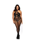 Leg avenue fishnet seamless bodystocking plus size