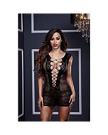 Baci ultra lace up cut out mini dress