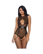 Your personal teddy with garter straps black