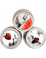 Earthly body candle trio ( three 2oz candles in skinny dip, dreamsicle)
