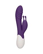 Ignite - rechargeable heating g-spot rabbit vibrator  - purple