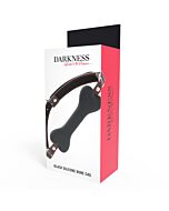 Silicone Dark Gag - Glossy Black.