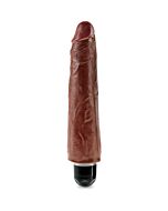 King cock 9 vibr stiffy brown