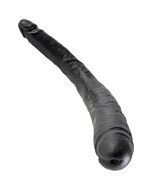 King cock cock 16 inch tapered double black